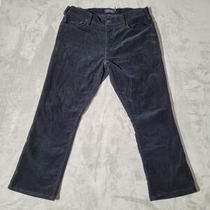 Polo Ralph Lauren Corduroy Pants 38x32 Black Casual Preppy‎ Y2K